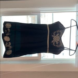 Anthropologie Moulinette Soeurs Black Ivory Dress